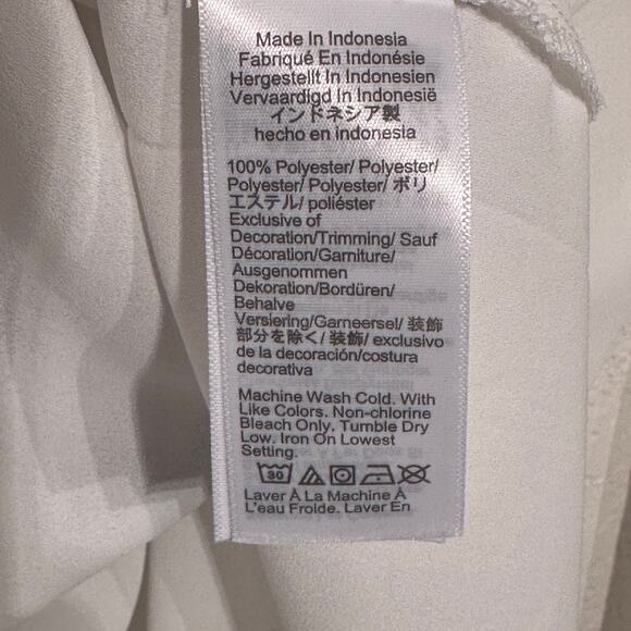 J. Crew Velvet Tie-neck top Medium - Picture 9 of 9